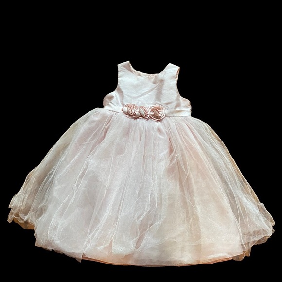 Other - Little Girls 3T Formal Gown Lace Dress -Color Baby Pink